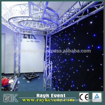 2014 RK beautiful shiny LEDs curtain 9m*6m for promotion
